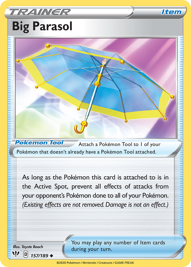 Big Parasol (157/189) [Sword & Shield: Darkness Ablaze] | Eastridge Sports Cards & Games