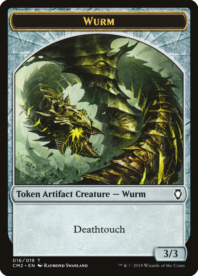 Wurm (Deathtouch) [Commander Anthology Volume II Tokens] | Eastridge Sports Cards & Games