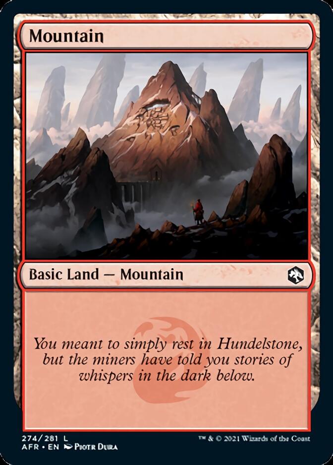 Mountain (274) [Dungeons & Dragons: Adventures in the Forgotten Realms] | Eastridge Sports Cards & Games