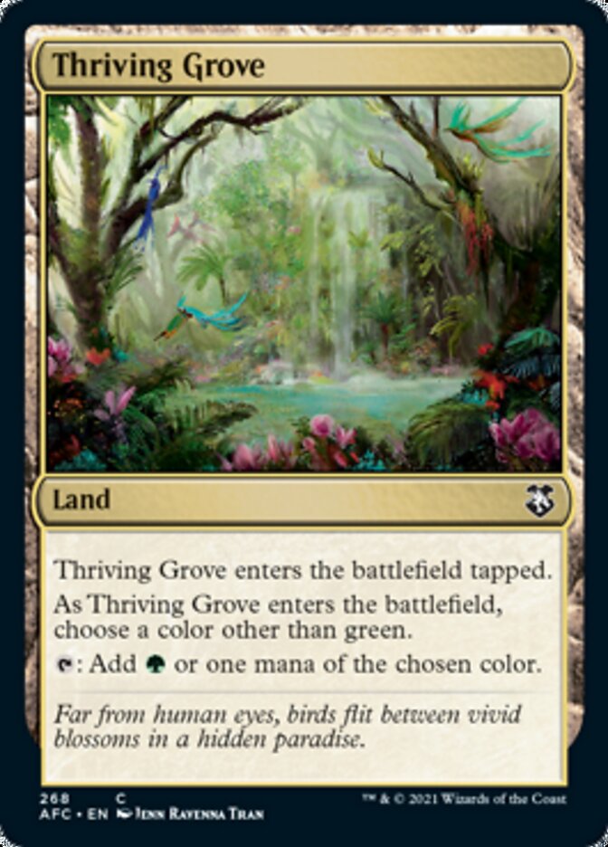 Thriving Grove [Dungeons & Dragons: Adventures in the Forgotten Realms Commander] | Eastridge Sports Cards & Games