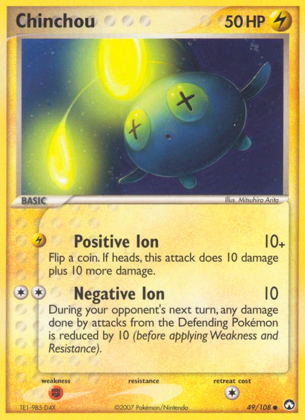 Chinchou (49/108) [EX: Power Keepers] | Eastridge Sports Cards & Games