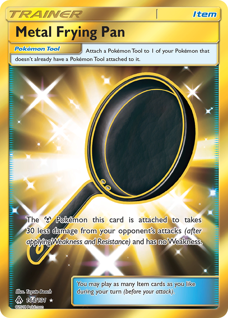 Metal Frying Pan (144/131) [Sun & Moon: Forbidden Light] | Eastridge Sports Cards & Games