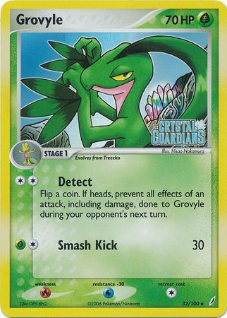 Grovyle (32/100) (Stamped) [EX: Crystal Guardians] | Eastridge Sports Cards & Games