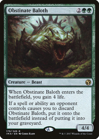 Obstinate Baloth [Iconic Masters] | Eastridge Sports Cards & Games