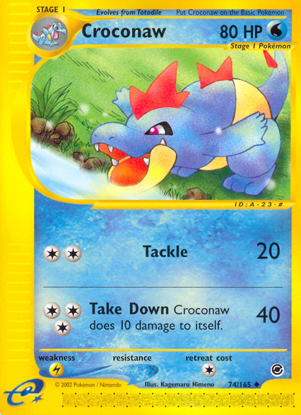 Croconaw (74/165) [Expedition: Base Set] | Eastridge Sports Cards & Games