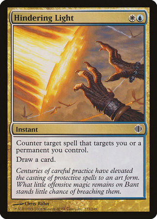 Hindering Light [Shards of Alara] | Eastridge Sports Cards & Games