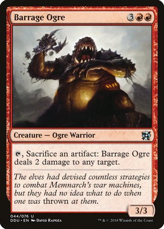 Barrage Ogre [Duel Decks: Elves vs. Inventors] | Eastridge Sports Cards & Games