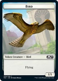 Bird // Treasure Double-sided Token [Core Set 2021 Tokens] | Eastridge Sports Cards & Games