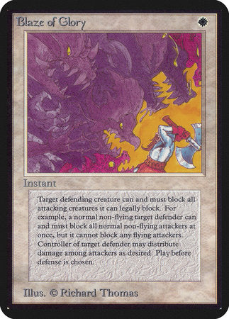 Blaze of Glory [Limited Edition Alpha] | Eastridge Sports Cards & Games