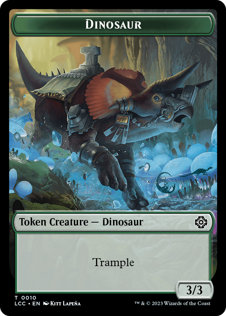 Copy // Dinosaur Double-Sided Token [The Lost Caverns of Ixalan Commander Tokens] | Eastridge Sports Cards & Games