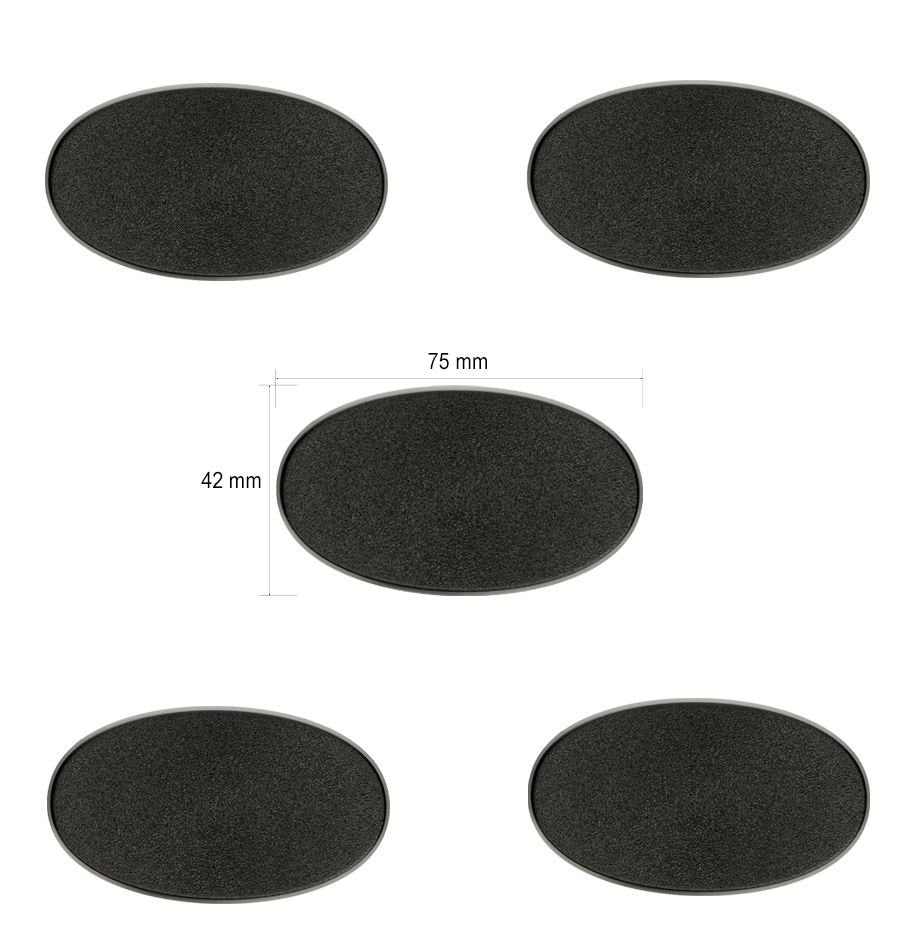 Citadel 75mm x 42mm Oval Base (5ct) | Eastridge Sports Cards & Games
