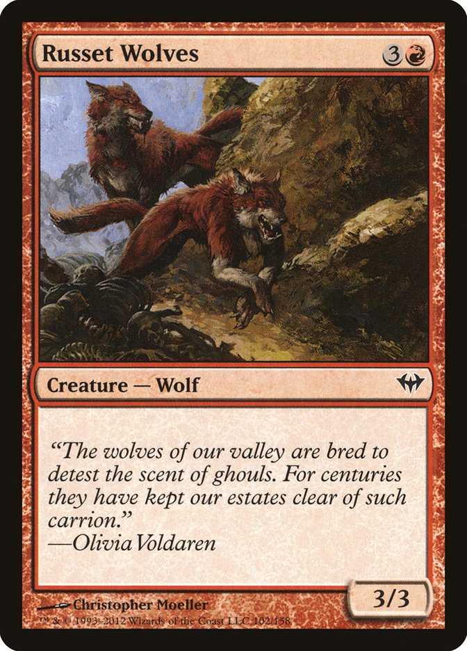 Russet Wolves [Dark Ascension] | Eastridge Sports Cards & Games