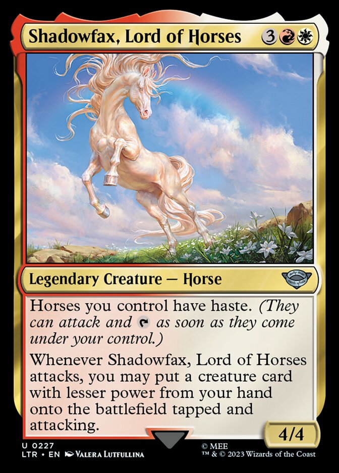 Shadowfax, Lord of Horses [The Lord of the Rings: Tales of Middle-Earth] | Eastridge Sports Cards & Games