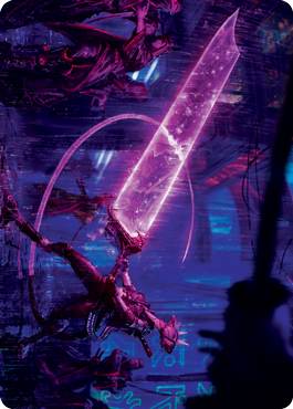 Enormous Energy Blade Art Card [Kamigawa: Neon Dynasty Art Series] | Eastridge Sports Cards & Games