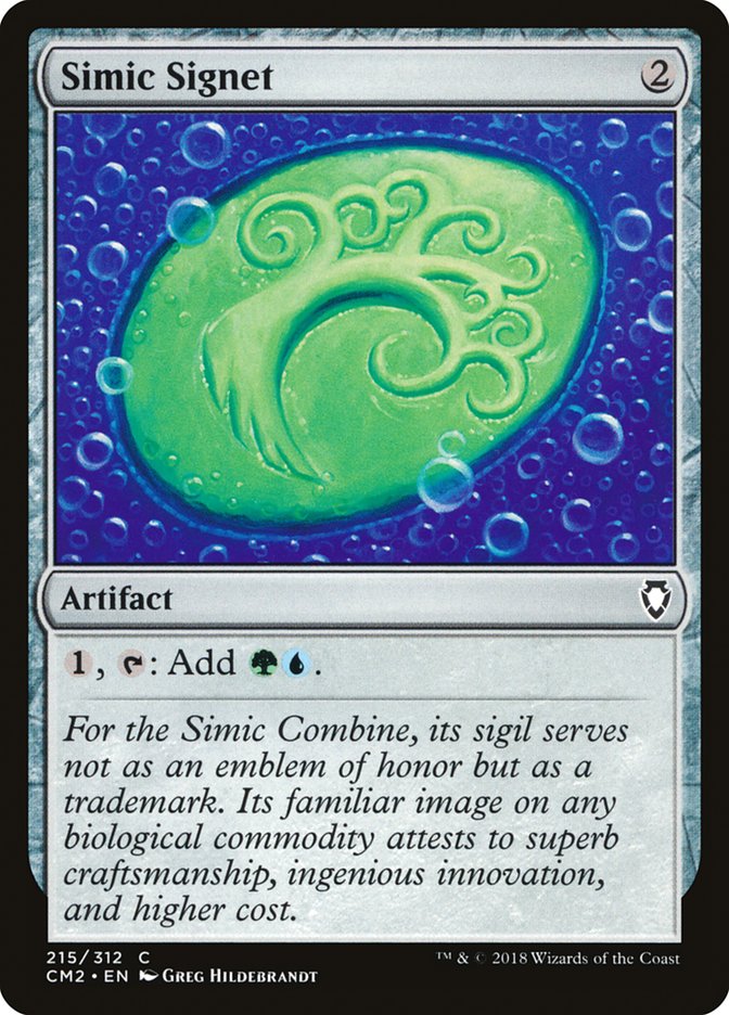 Simic Signet (215/312) [Commander Anthology Volume II] | Eastridge Sports Cards & Games