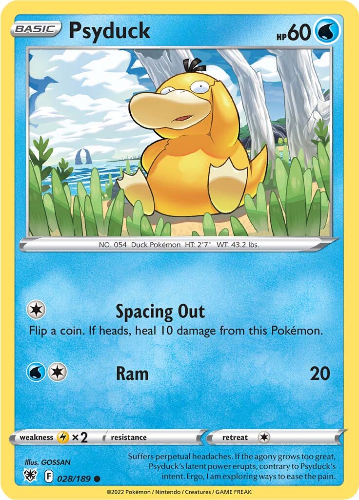 Psyduck (028/189) [Sword & Shield: Astral Radiance] | Eastridge Sports Cards & Games