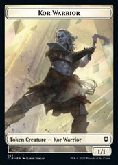 Kor Warrior // Angel Warrior Double-sided Token [Commander Legends: Battle for Baldur's Gate Tokens] | Eastridge Sports Cards & Games