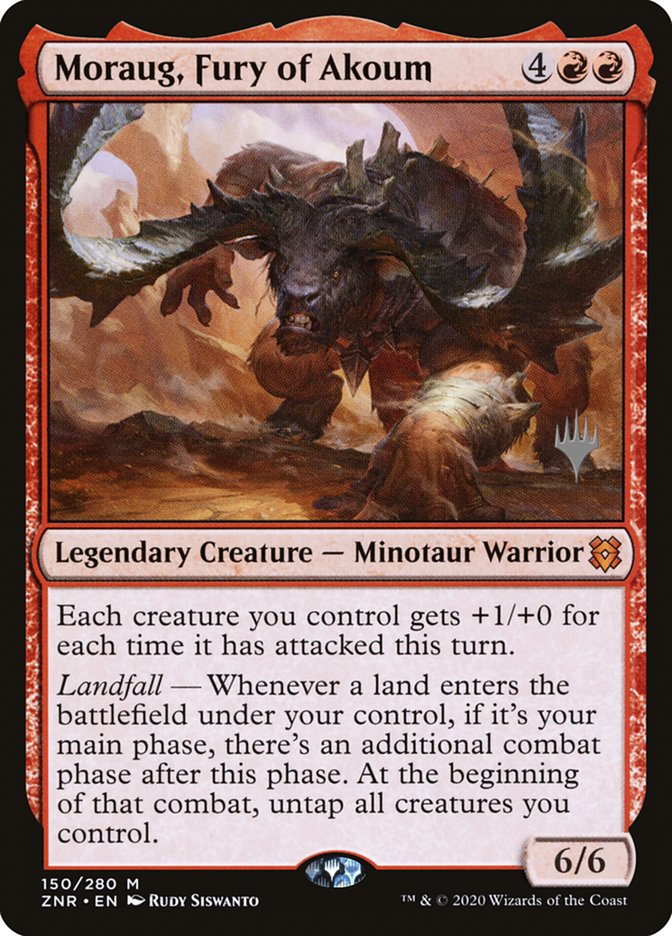 Moraug, Fury of Akoum (Promo Pack) [Zendikar Rising Promos] | Eastridge Sports Cards & Games