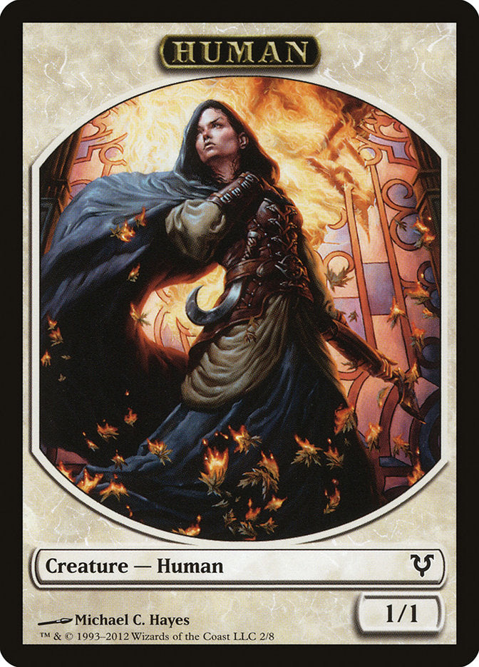 Human (2/8) [Avacyn Restored Tokens] | Eastridge Sports Cards & Games