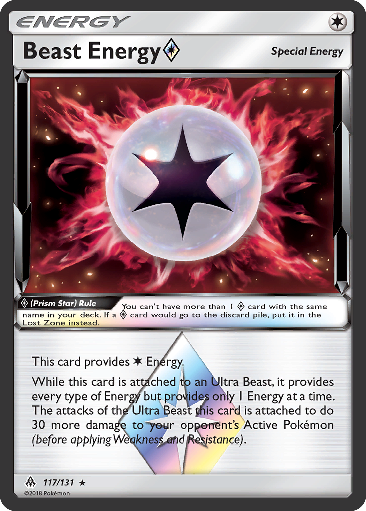 Beast Energy (117/131) (Prism Star) [Sun & Moon: Forbidden Light] | Eastridge Sports Cards & Games