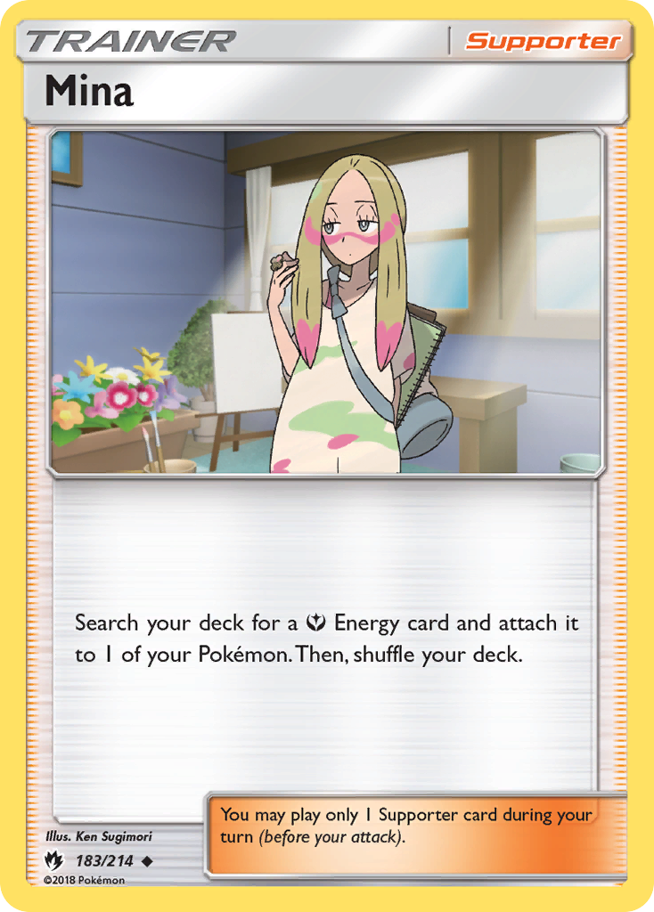 Mina (183/214) [Sun & Moon: Lost Thunder] | Eastridge Sports Cards & Games