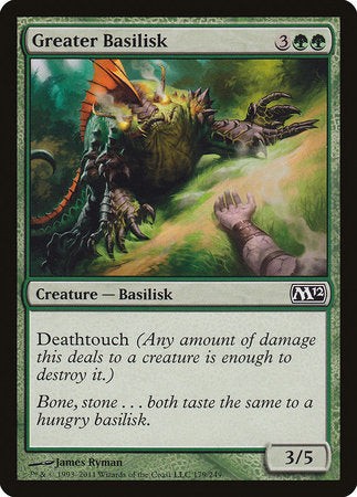 Greater Basilisk [Magic 2012] | Eastridge Sports Cards & Games