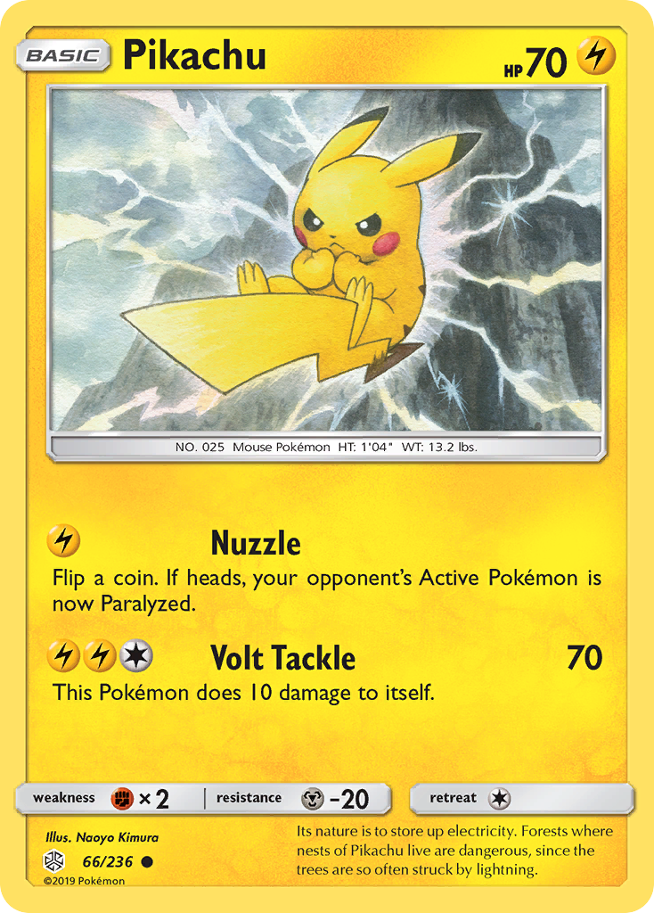 Pikachu (66/236) [Sun & Moon: Cosmic Eclipse] | Eastridge Sports Cards & Games