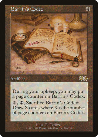 Barrin's Codex [Urza's Saga] | Eastridge Sports Cards & Games
