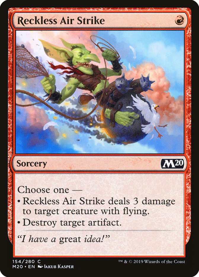 Reckless Air Strike [Core Set 2020] | Eastridge Sports Cards & Games
