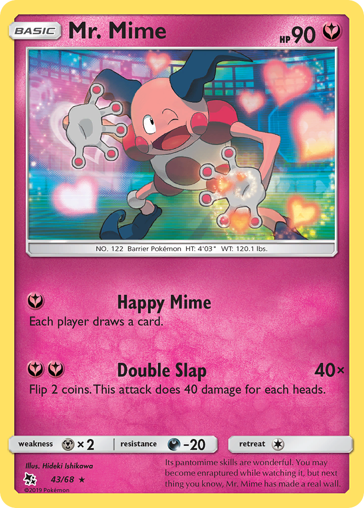 Mr. Mime (43/68) [Sun & Moon: Hidden Fates] | Eastridge Sports Cards & Games