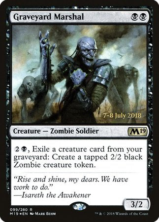 Graveyard Marshal [Core Set 2019 Promos] | Eastridge Sports Cards & Games