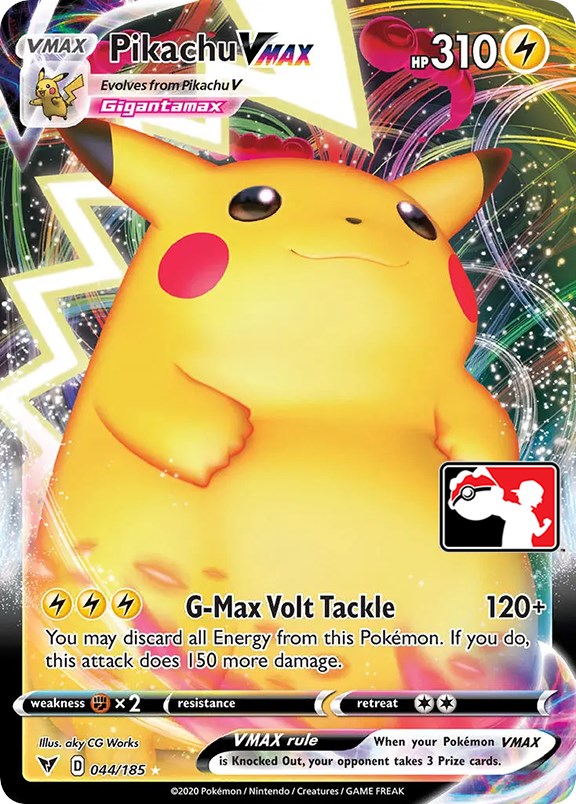 Pikachu VMAX (044/185) [Prize Pack Series One] | Eastridge Sports Cards & Games
