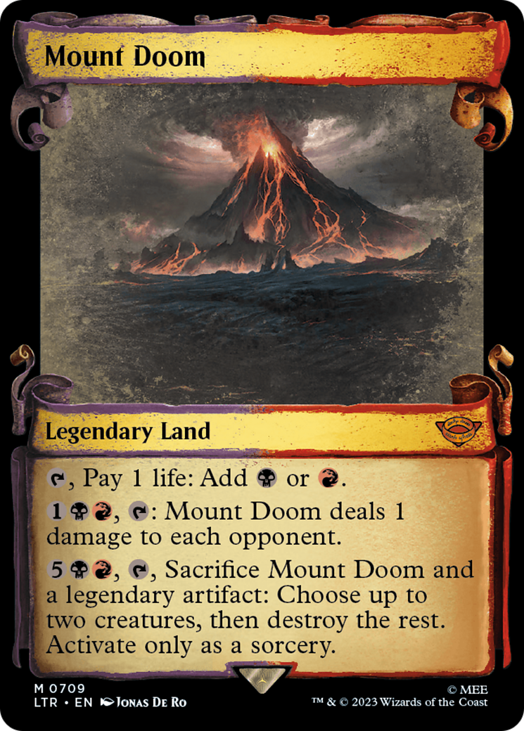 Mount Doom [The Lord of the Rings: Tales of Middle-Earth Showcase Scrolls] | Eastridge Sports Cards & Games