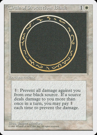 Circle of Protection: Black [Fourth Edition] | Eastridge Sports Cards & Games