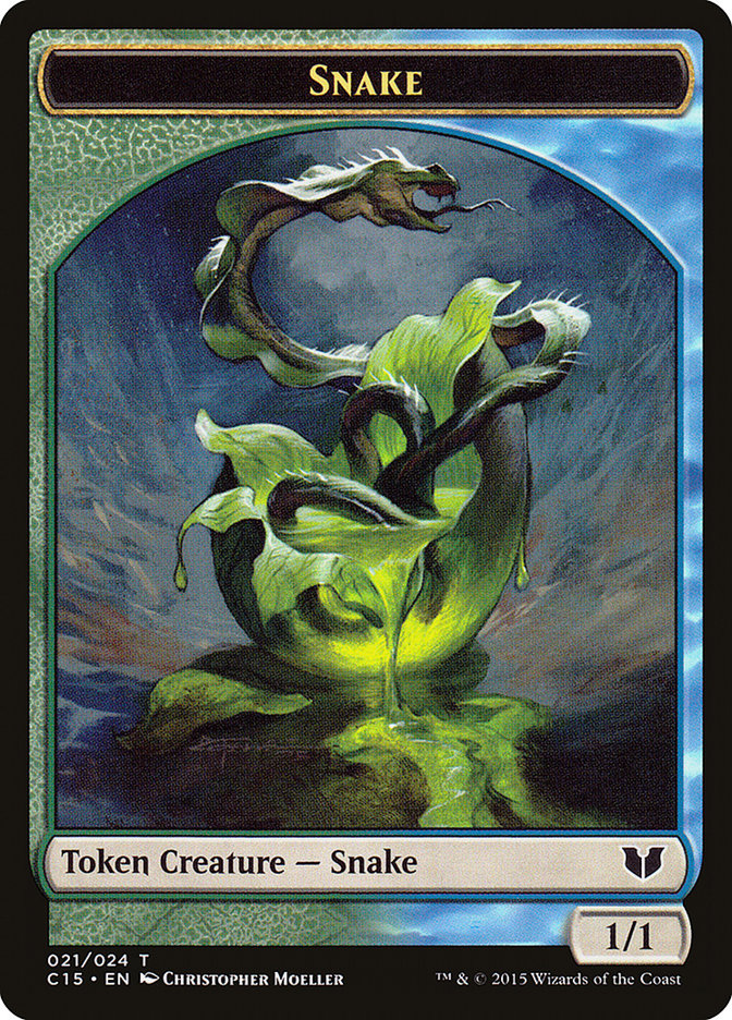 Snake Token (021/024) [Commander 2015 Tokens] | Eastridge Sports Cards & Games