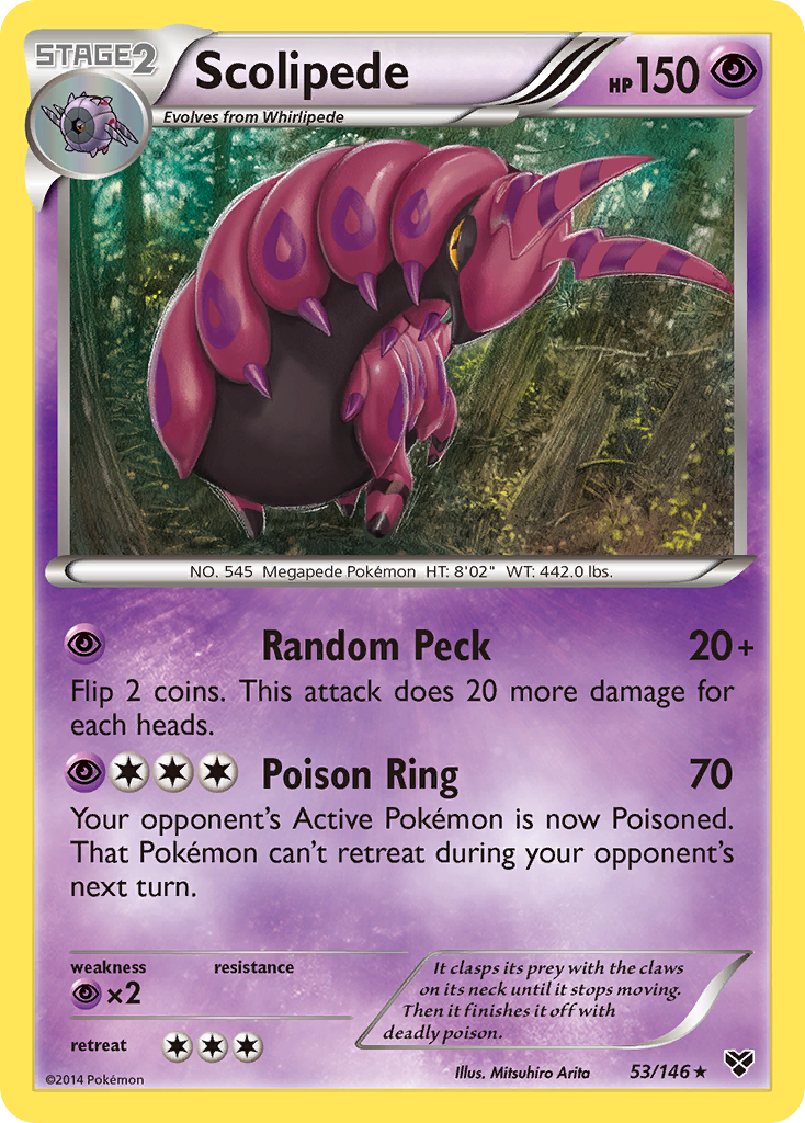 Scolipede (53/146) [XY: Base Set] | Eastridge Sports Cards & Games