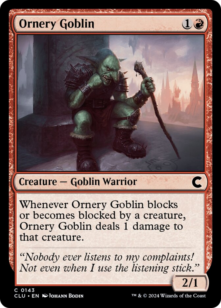 Ornery Goblin [Ravnica: Clue Edition] | Eastridge Sports Cards & Games