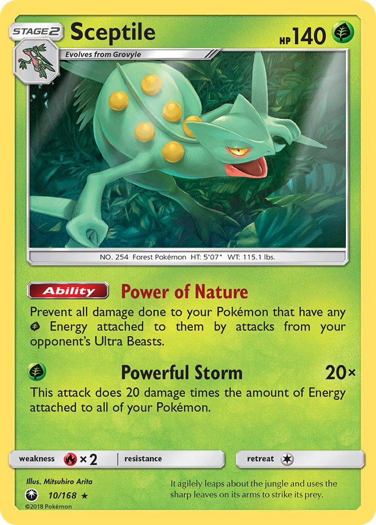 Sceptile (10/168) (Theme Deck Exclusive) [Sun & Moon: Celestial Storm] | Eastridge Sports Cards & Games