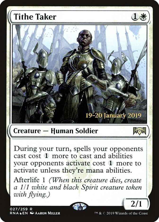 Tithe Taker [Ravnica Allegiance Prerelease Promos] | Eastridge Sports Cards & Games