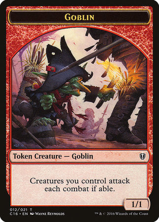 Goblin // Zombie Double-sided Token [Commander 2016 Tokens] | Eastridge Sports Cards & Games