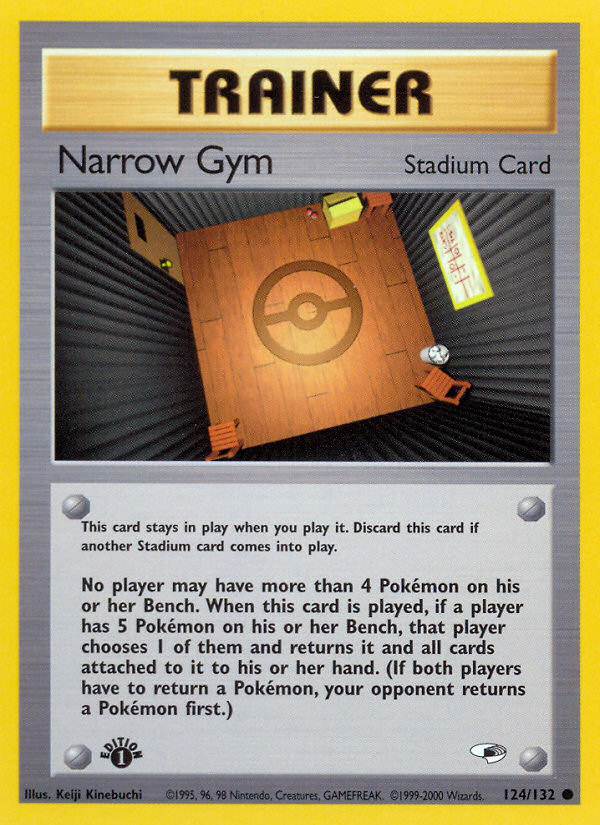 Narrow Gym (124/132) [Gym Heroes 1st Edition] | Eastridge Sports Cards & Games
