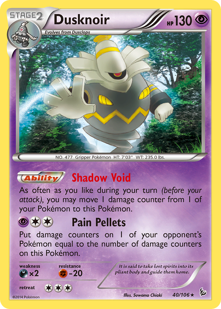 Dusknoir (40/106) [XY: Flashfire] | Eastridge Sports Cards & Games