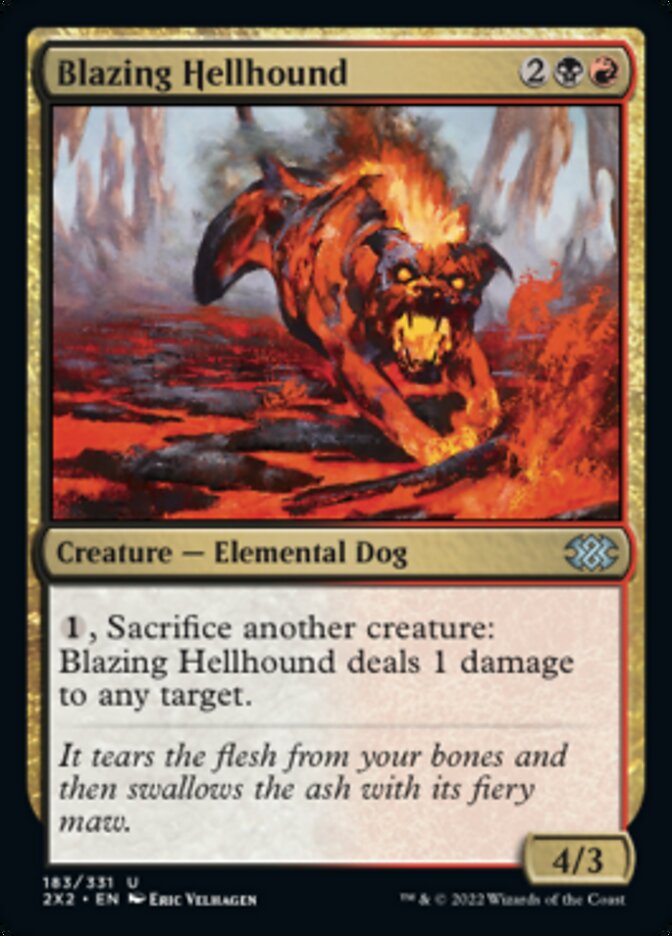 Blazing Hellhound [Double Masters 2022] | Eastridge Sports Cards & Games