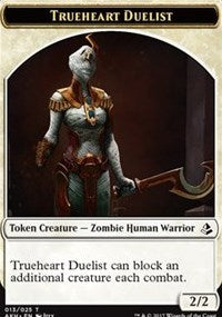 Trueheart Duelist // Snake Token [Amonkhet Tokens] | Eastridge Sports Cards & Games