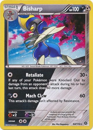 Bisharp (64/114) (Cosmos Holo) [XY: Steam Siege] | Eastridge Sports Cards & Games