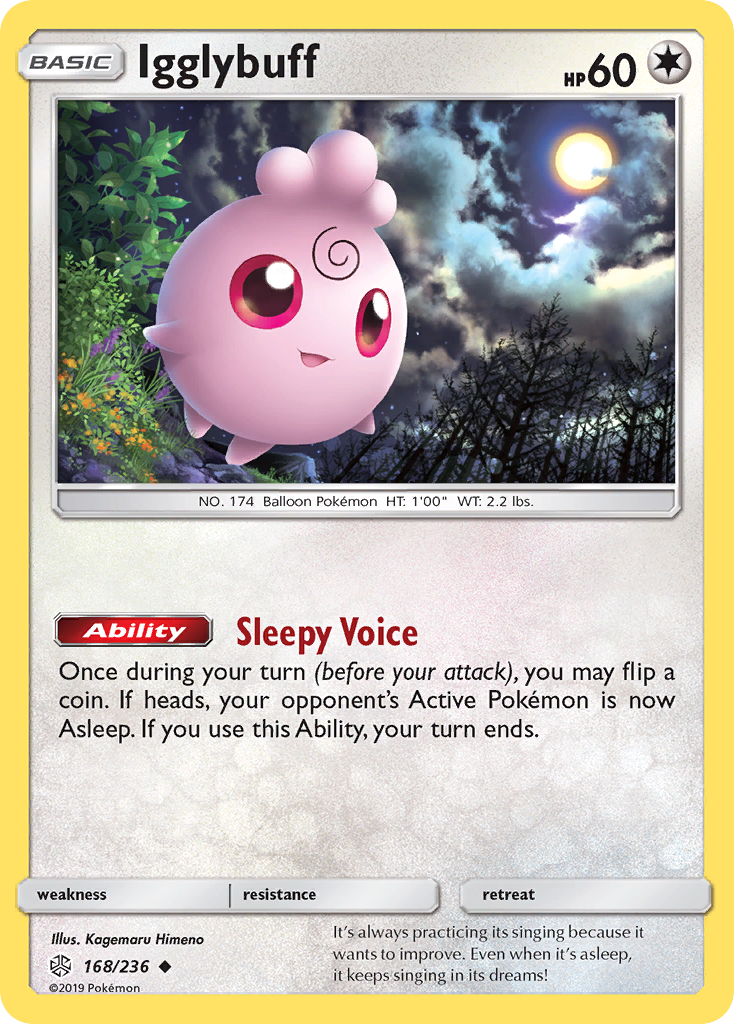 Igglybuff (168/236) [Sun & Moon: Cosmic Eclipse] | Eastridge Sports Cards & Games