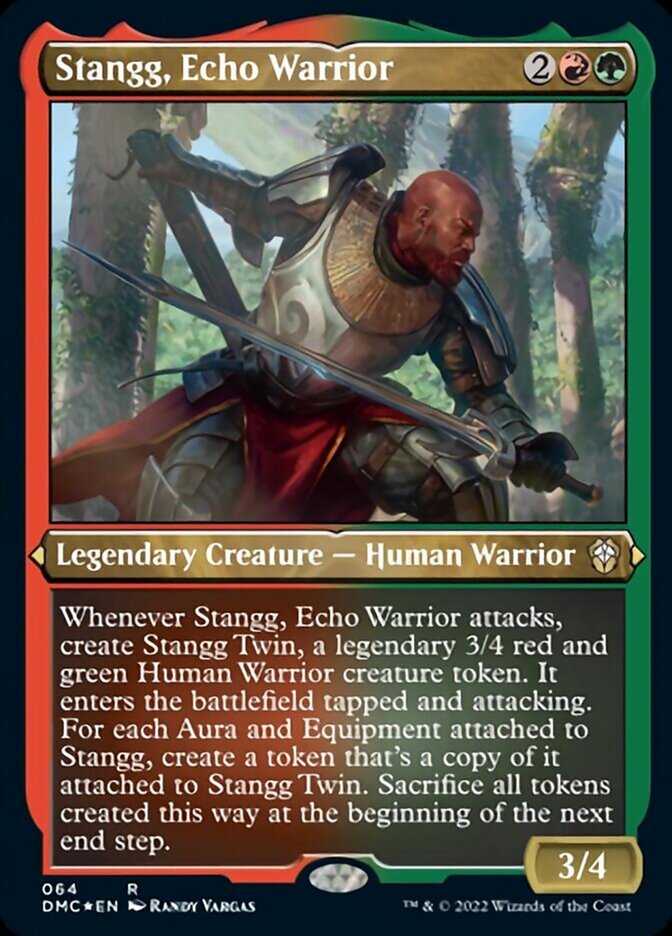 Stangg, Echo Warrior (Foil Etched) [Dominaria United Commander] | Eastridge Sports Cards & Games