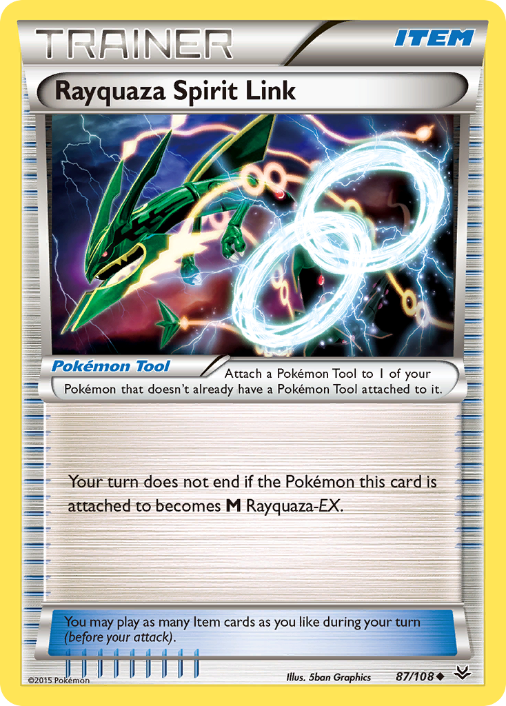 Rayquaza Spirit Link (87/108) [XY: Roaring Skies] | Eastridge Sports Cards & Games