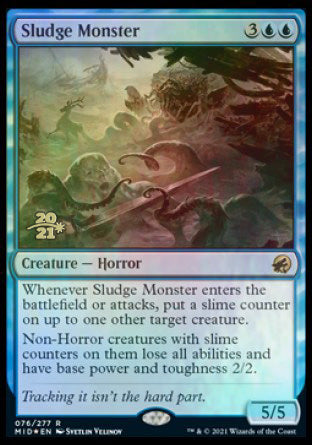 Sludge Monster [Innistrad: Midnight Hunt Prerelease Promos] | Eastridge Sports Cards & Games