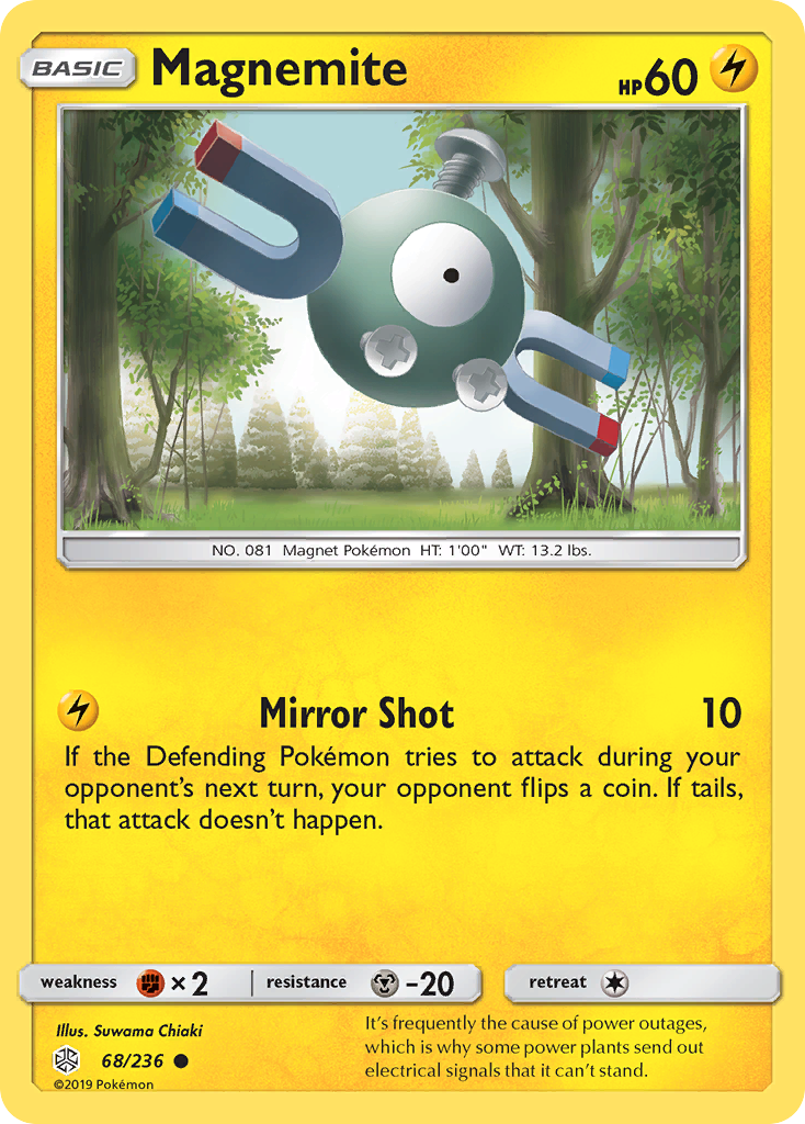 Magnemite (68/236) [Sun & Moon: Cosmic Eclipse] | Eastridge Sports Cards & Games